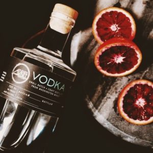 Adrift Distillers limited release vodka with blood oranges
